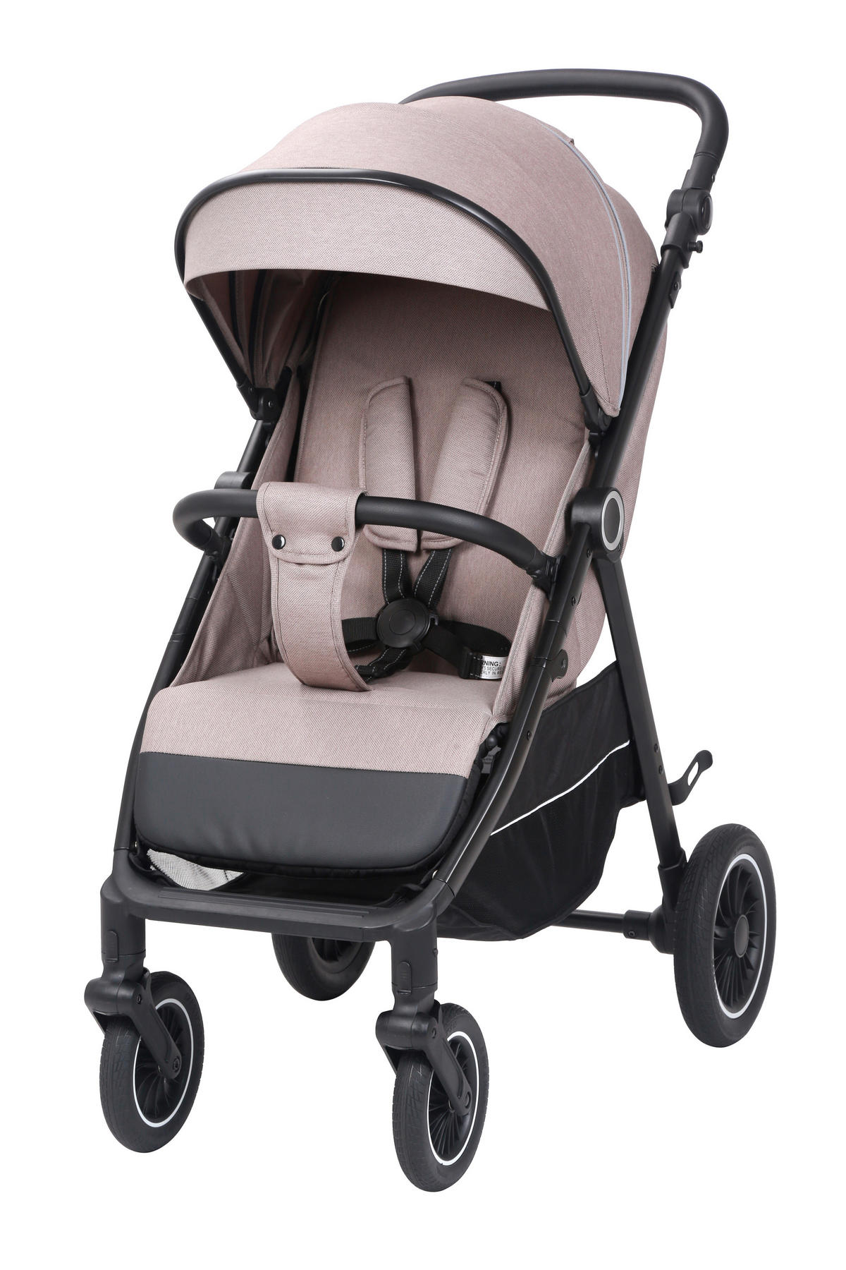 BUGGY  - Taupe/Schwarz, Basics, Textil/Metall - Jimmylee