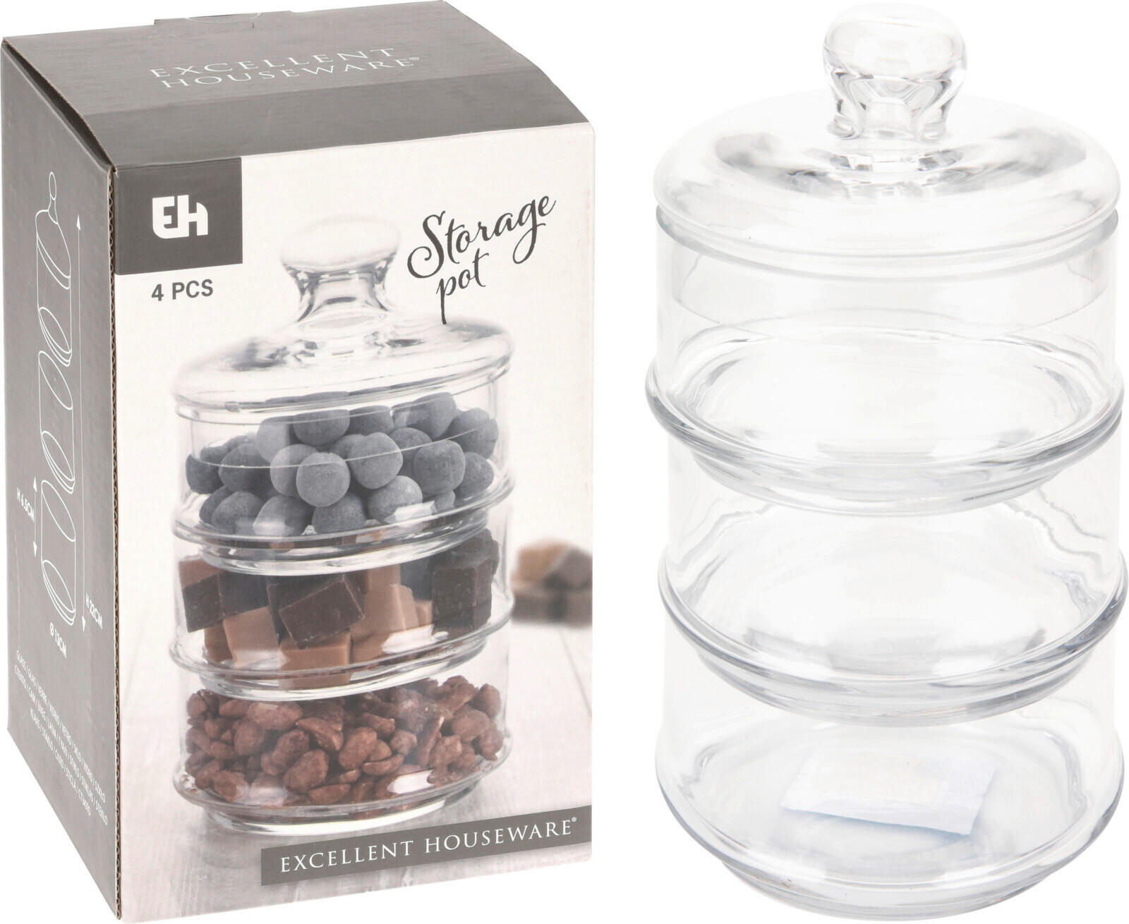 SKLENĚNÁ DÓZA NA POTRAVINY