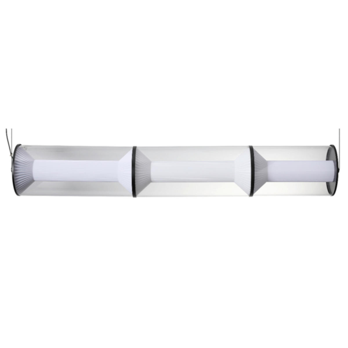 LED-PENDELLEUCHTE Aeris 120/93.5/15 cm  - Schwarz, Design, Metall (120/93.5/15cm)