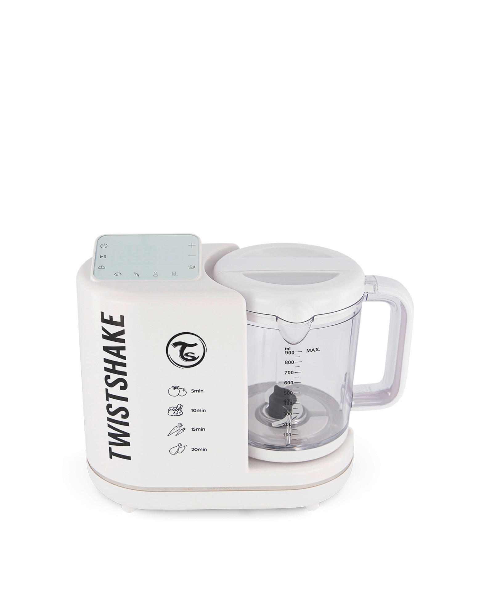 MULTI-KÜCHENMASCHINE Baby Food Processor TWISTSHAKE BABY FOOD PROCESSOR  - Weiß, Trend, Glas/Kunststoff (31.4/27.7/17.9cm) - Twistshake