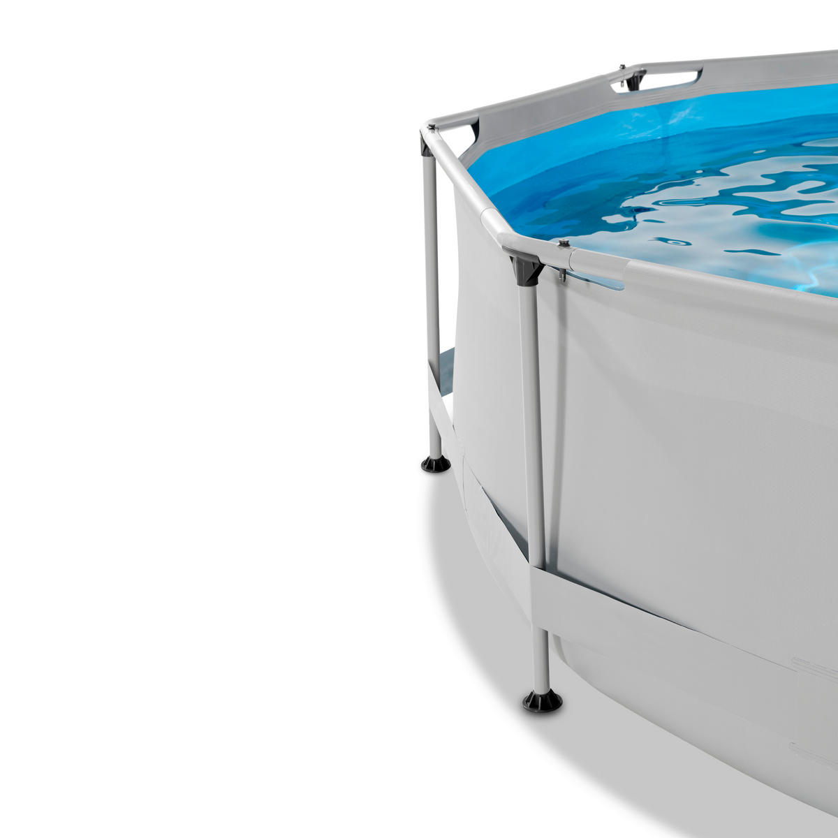 POOL SET 380/250 cm  - ljusblå/grå, Klassisk, plast (380/250cm) - EXIT Toys