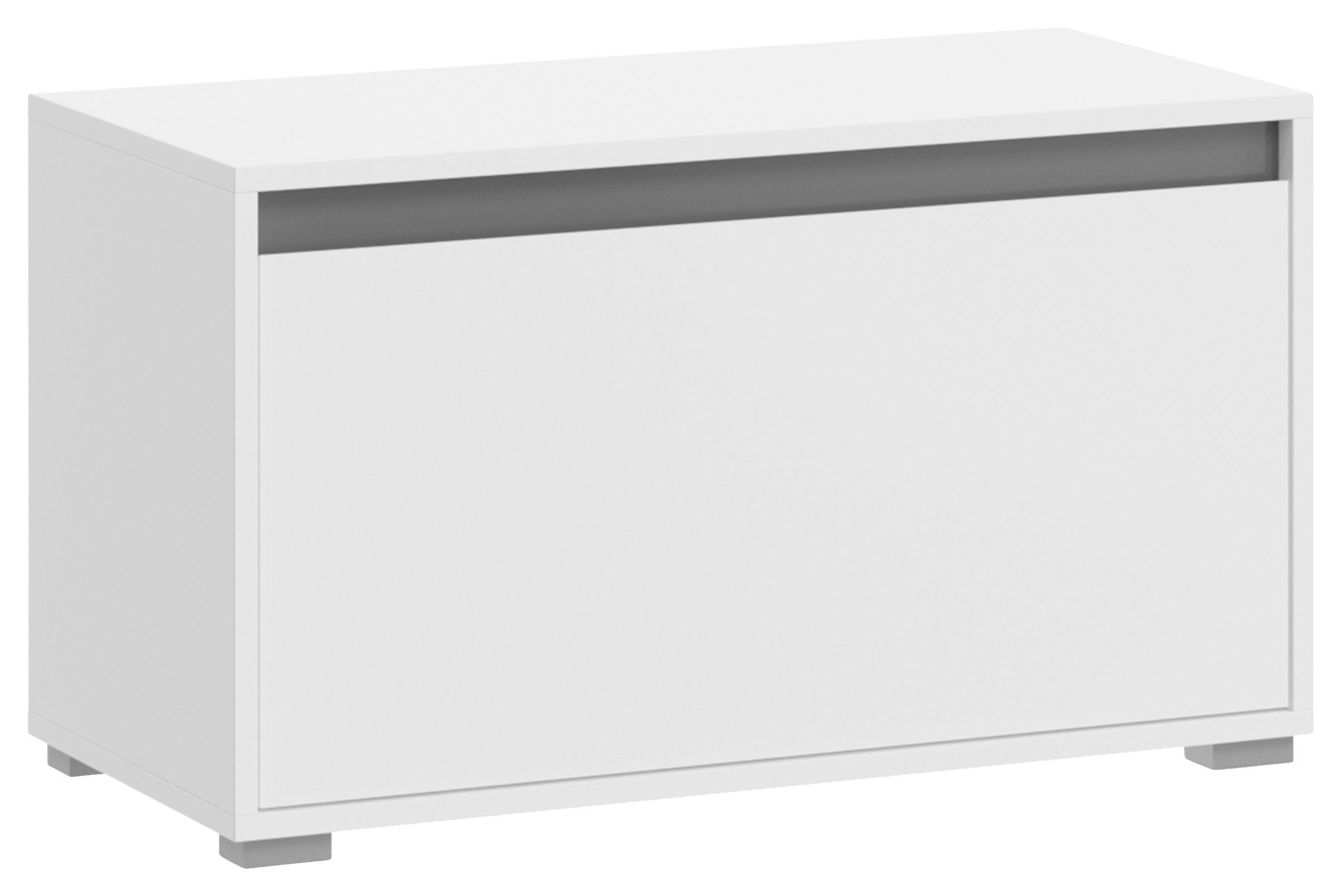 GARDEROBENBANK - Silberfarben/Grau, KONVENTIONELL, Kunststoff (76/44/35cm) - MID.YOU