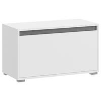 GARDEROBENBANK  in 76/44/35 cm  - Silberfarben/Grau, KONVENTIONELL, Holzwerkstoff/Kunststoff (76/44/35cm) - MID.YOU