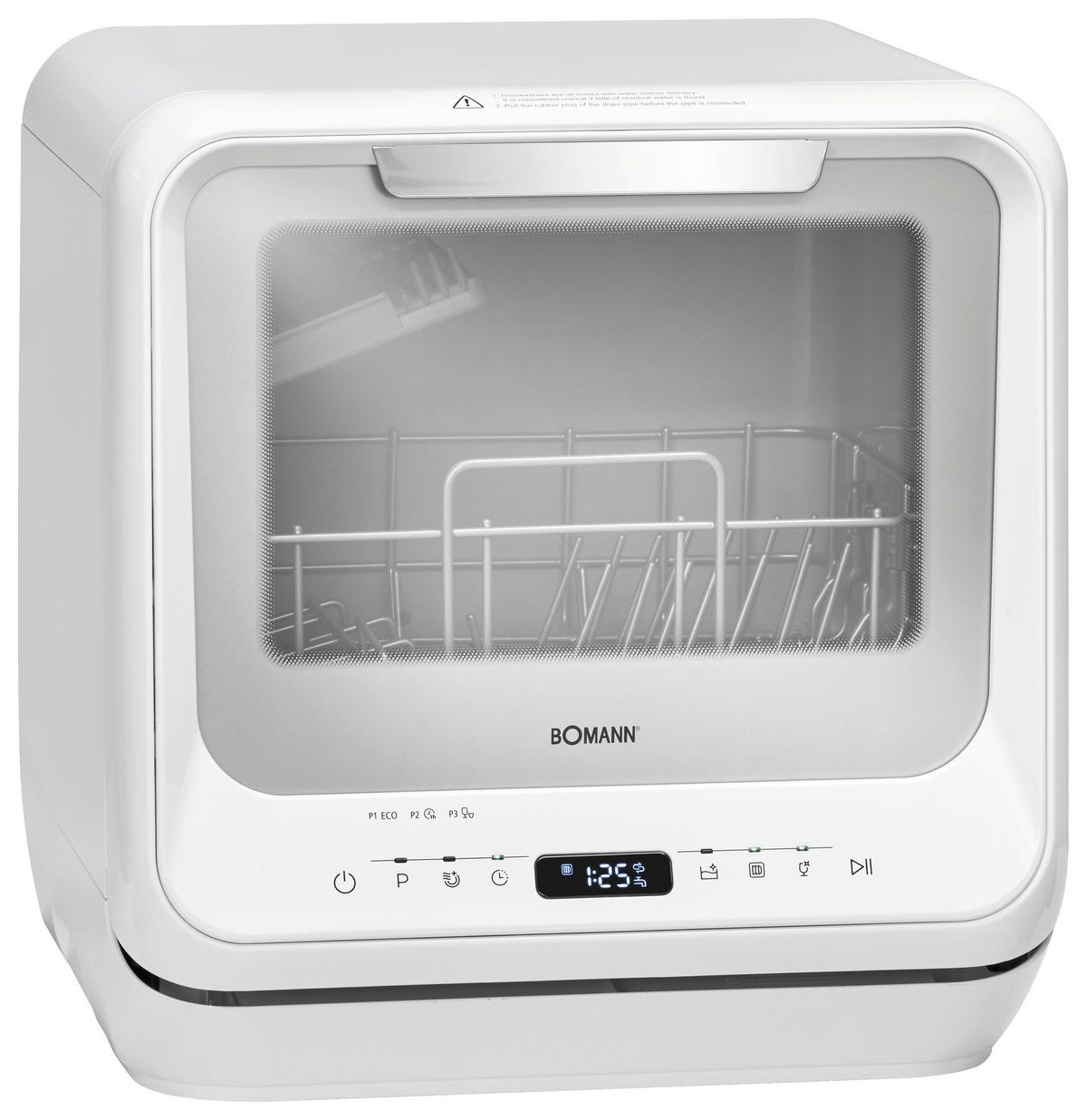 GESCHIRRSPÜLER TSG 5701 WEIß G DISPLAY  - Weiß, Trend, Kunststoff (53,2/55,8/43,5cm) - Bomann