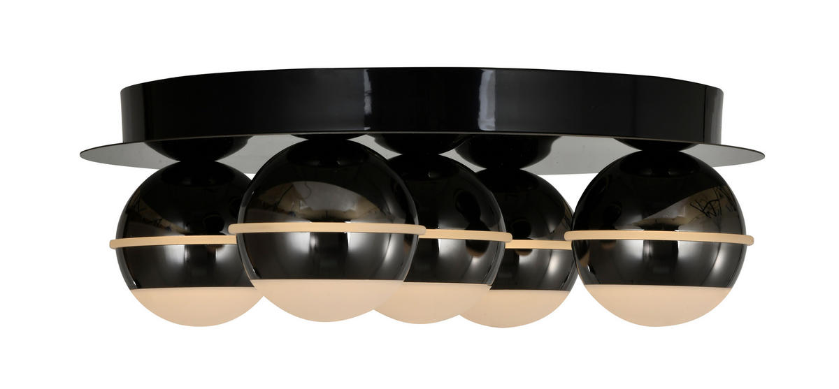 LED-DECKENLEUCHTE Biarritz 40/40/14 cm  - Sandfarben, Design, Kunststoff/Metall (40/40/14cm)