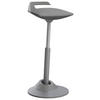 BÜROHOCKER   Grau  - Grau, Basics, Textil/Metall (38/51-84/38cm) - Aeris