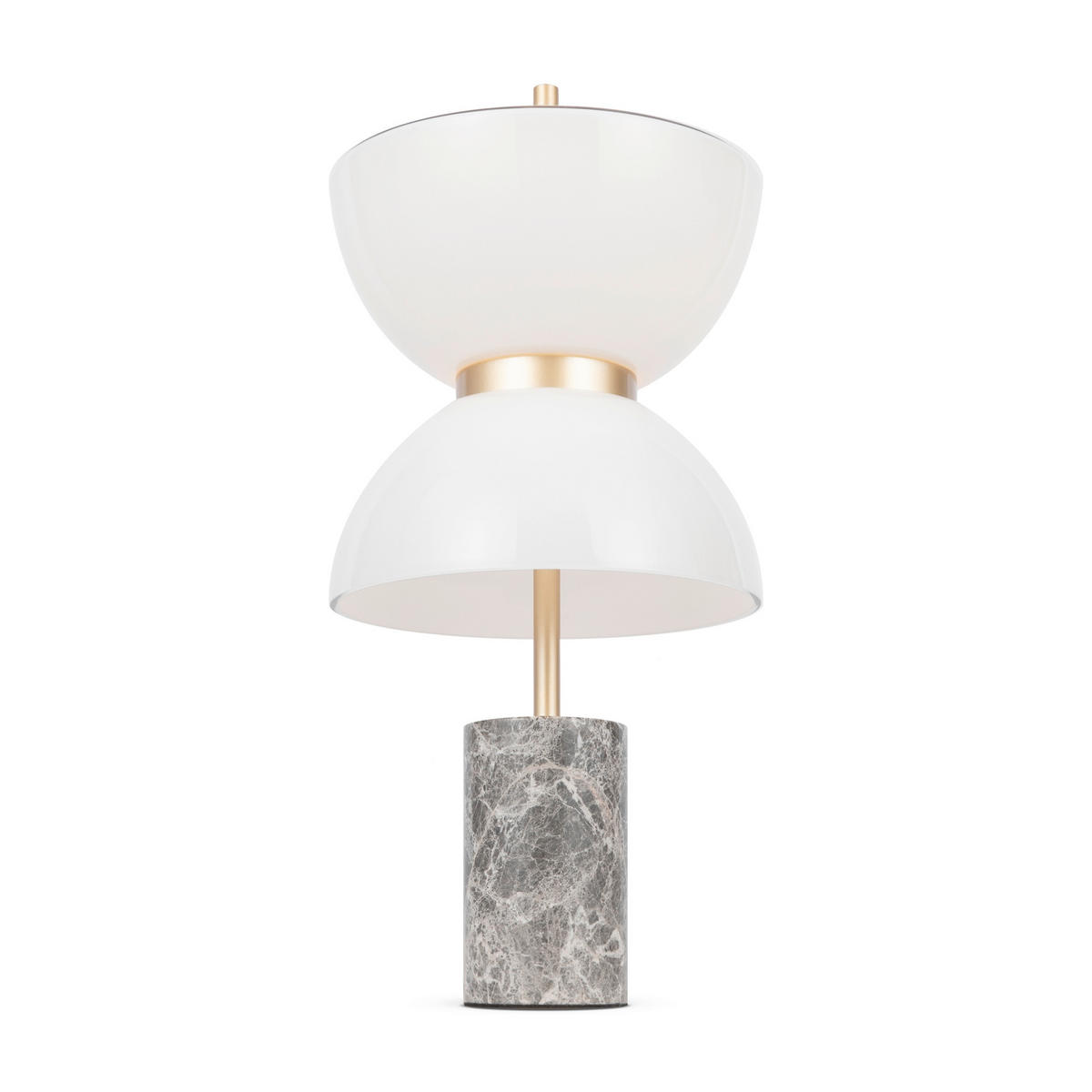 BORDSLAMPA Modern 22/46 cm   - vit/grå, Design, metall/sten (22/46cm) - MAYTONI