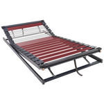 LATTENROST 90/190 cm  - Anthrazit/Weinrot, Basics, Holz/Kunststoff (90/190cm) - Dieter Knoll