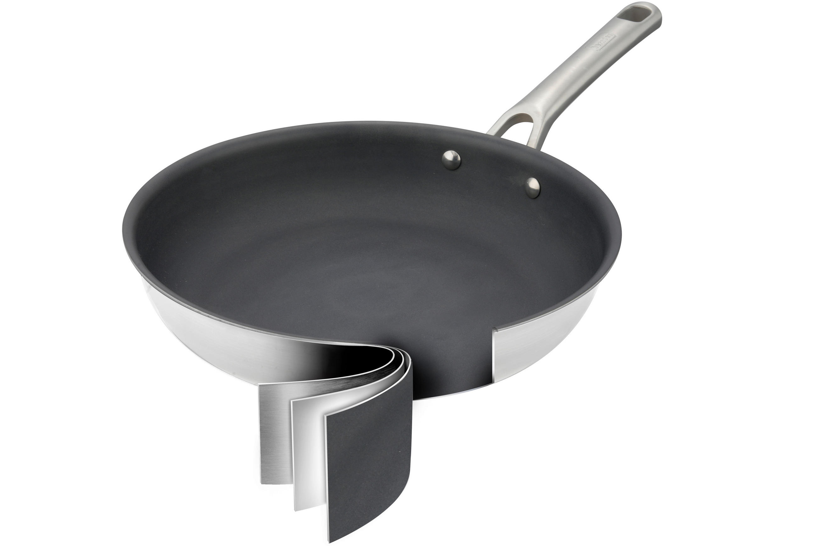 PANVICA NA SMAŽENIE  24 cm  - sivá farba s vysokým leskom, Lifestyle, kov (24cm) - Berndes