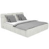 POLSTERBETT 180/200 cm  in Creme  - Creme/Schwarz, Design, Kunststoff/Textil (180/200cm) - Esposa