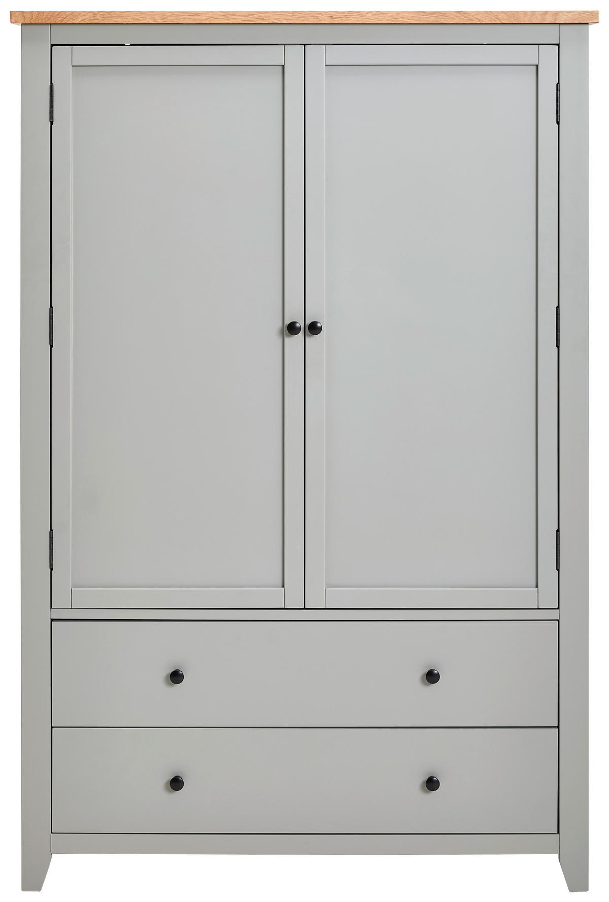 SKŘÍŇ NA ODĚV, šedá, přírodní barvy, dub, borovice, 120/180/45 cm - šedá/barvy stříbra, Lifestyle, kov/dřevo (120/180/45cm) - MID.YOU