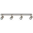 DECKENLEUCHTE    85/15/10,5 cm  - Nickelfarben, Trend, Metall (85/15/10,5cm) - Novel
