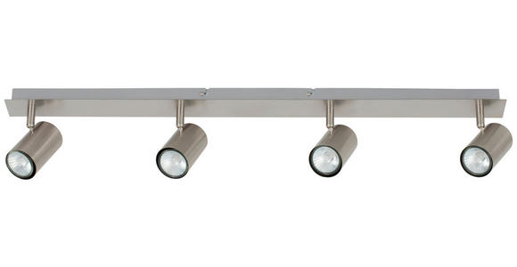 DECKENLEUCHTE    85/15/10,5 cm  - Nickelfarben, Trend, Metall (85/15/10,5cm) - Novel
