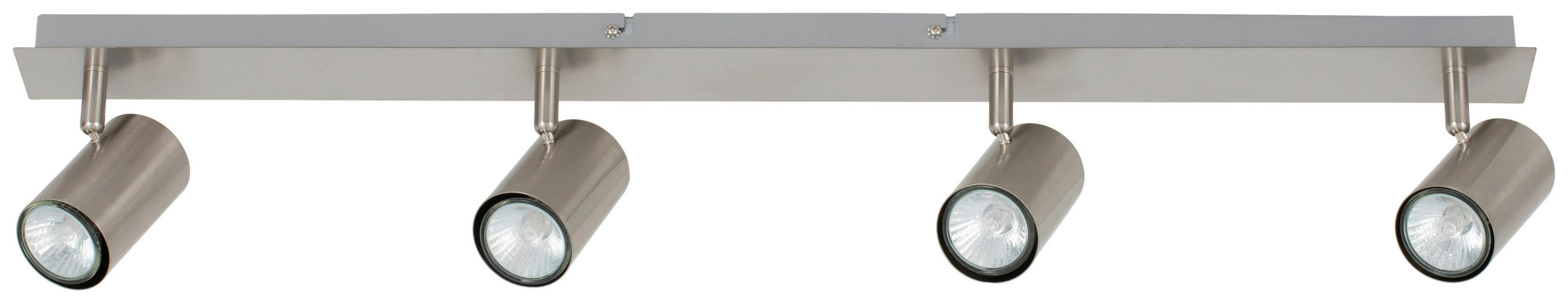 DECKENLEUCHTE 85/15/10,5 cm   - Nickelfarben, Trend, Metall (85/15/10,5cm) - Novel