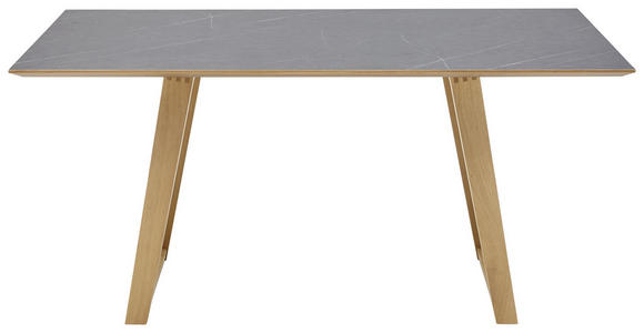 ESSTISCH in Holz, Kunststoff 200/100/76 cm  - Eichefarben/Grau, KONVENTIONELL, Holz/Kunststoff (200/100/76cm) - Dieter Knoll