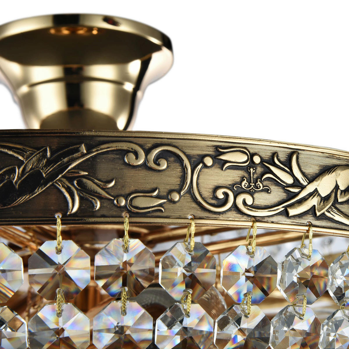 LUSTER     40/37/40 cm    - zlatne boje, Trend, staklo/metal (40/37/40cm) - MAYTONI