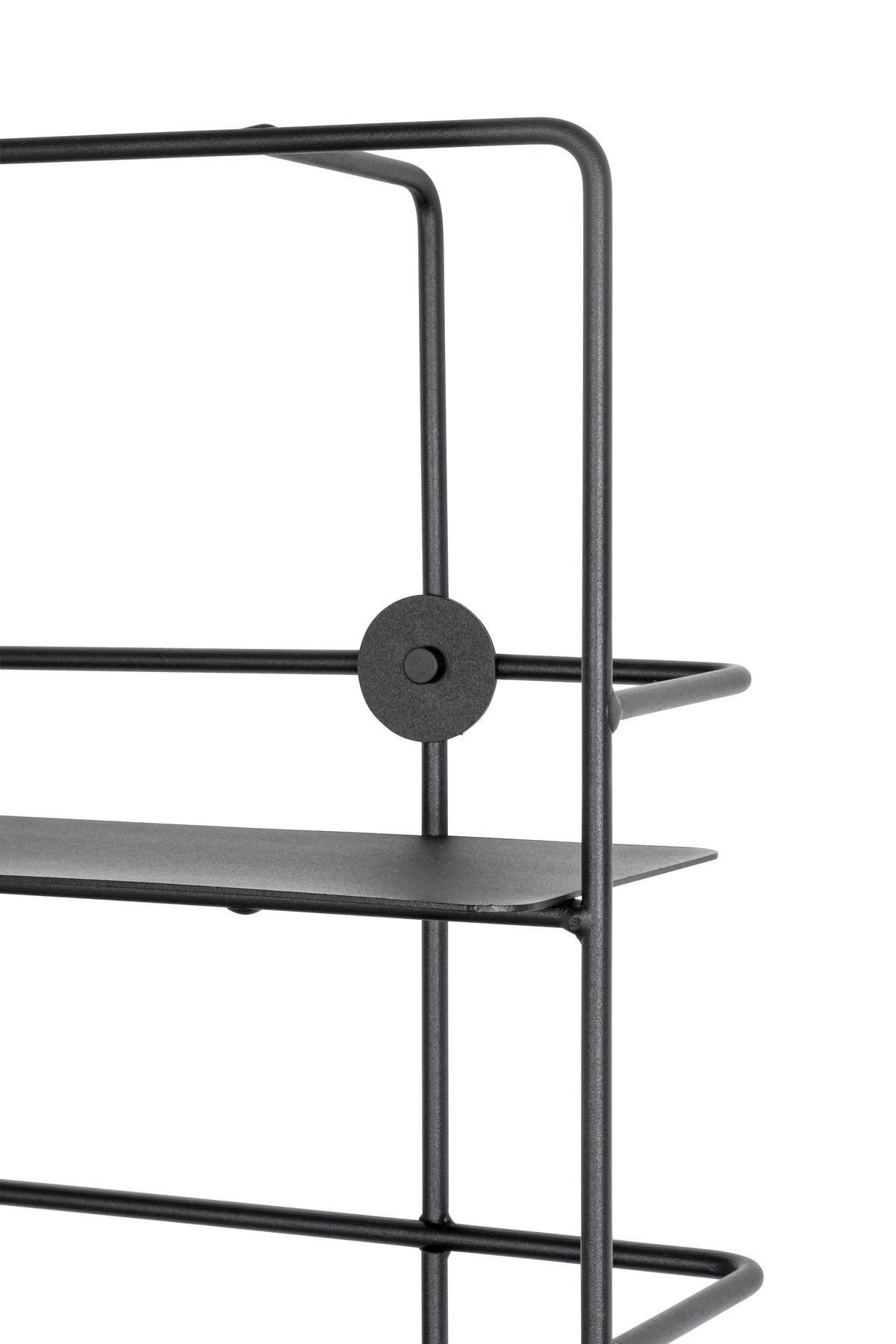 WANDREGAL Schwarz  - Schwarz, Design, Metall (53/56/14cm)