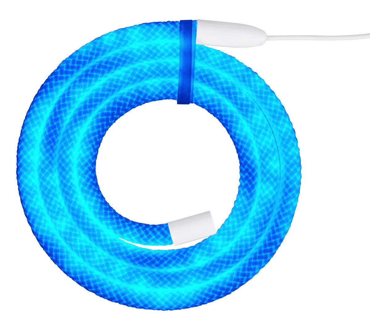LED SZALAG 200 cm  - fehér, Basics, műanyag (200cm)