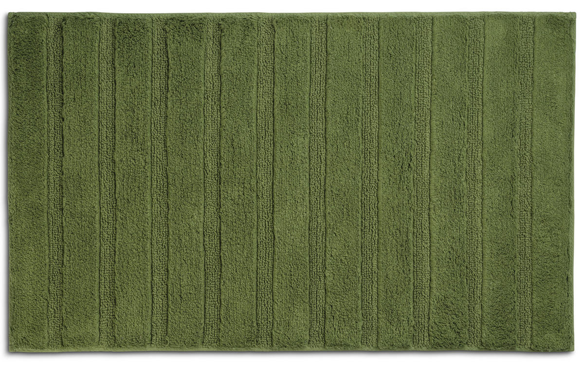 BADEMATTE Grün  - Grün, KONVENTIONELL, Textil (120/70/1,6cm) - Kela