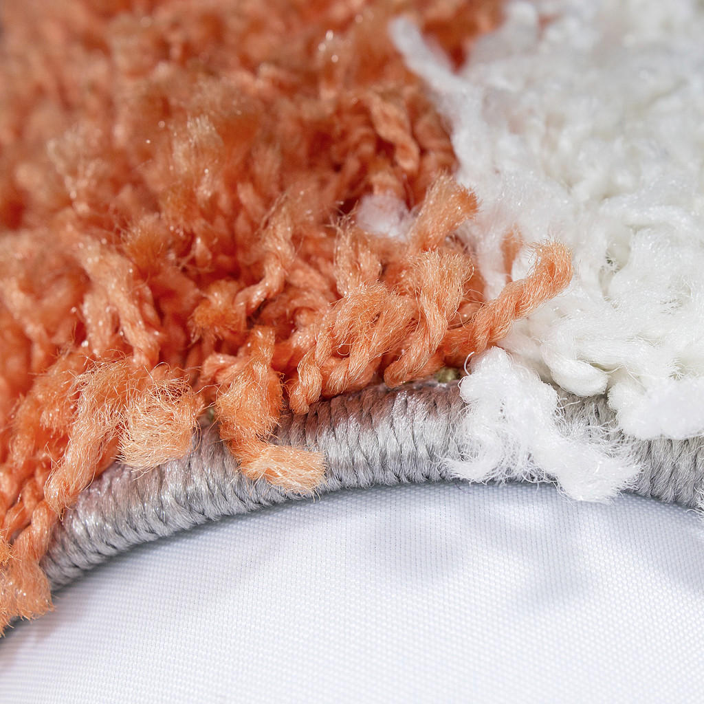 Thumbnail - Novel Hochflorteppich Life Terra, Terracotta, Weiß, Hellgrau, Textil, rechteckig, 200x290 cm, Teppiche & Böden, Teppiche...