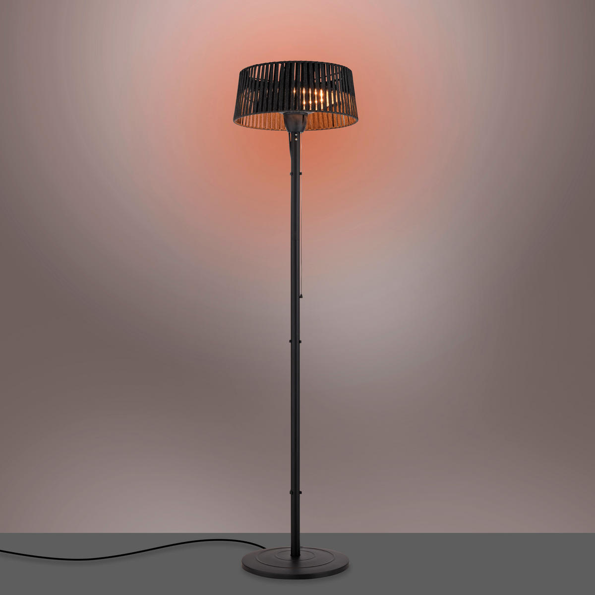 ZUNANJI GRELNIK  Glow   50/50/195 cm          - črna, Basics, kovina (50/50/195cm)