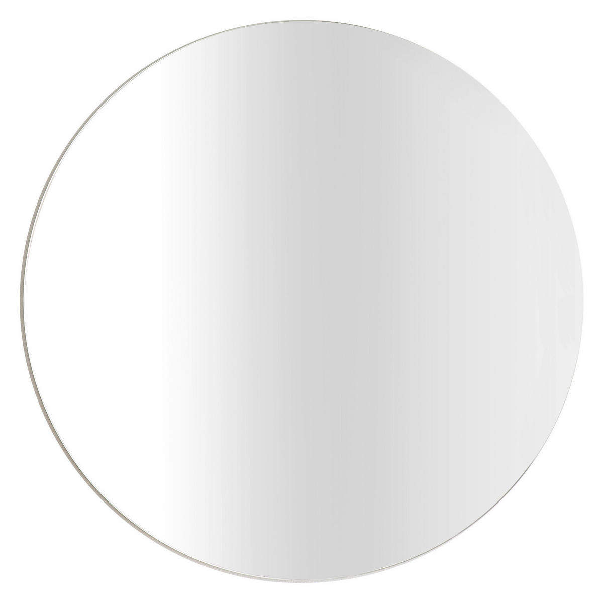 WANDSPIEGEL 60/60/2 cm  - Klar/Graphitfarben, Design, Glas/Holzwerkstoff (60/60/2cm) - Voleo