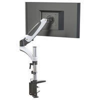 MONITOR-HALTERUNG Metall Schwarz, Weiß  - Schwarz/Weiß, Basics, Metall (40/38/32cm) - MID.YOU
