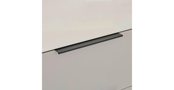 KOMMODE , 90/99,7/42 cm, 4 Schublade(n)  - Kaschmir/Schwarz, Design, Glas/Holzwerkstoff (90/99,7/42cm) - Novel