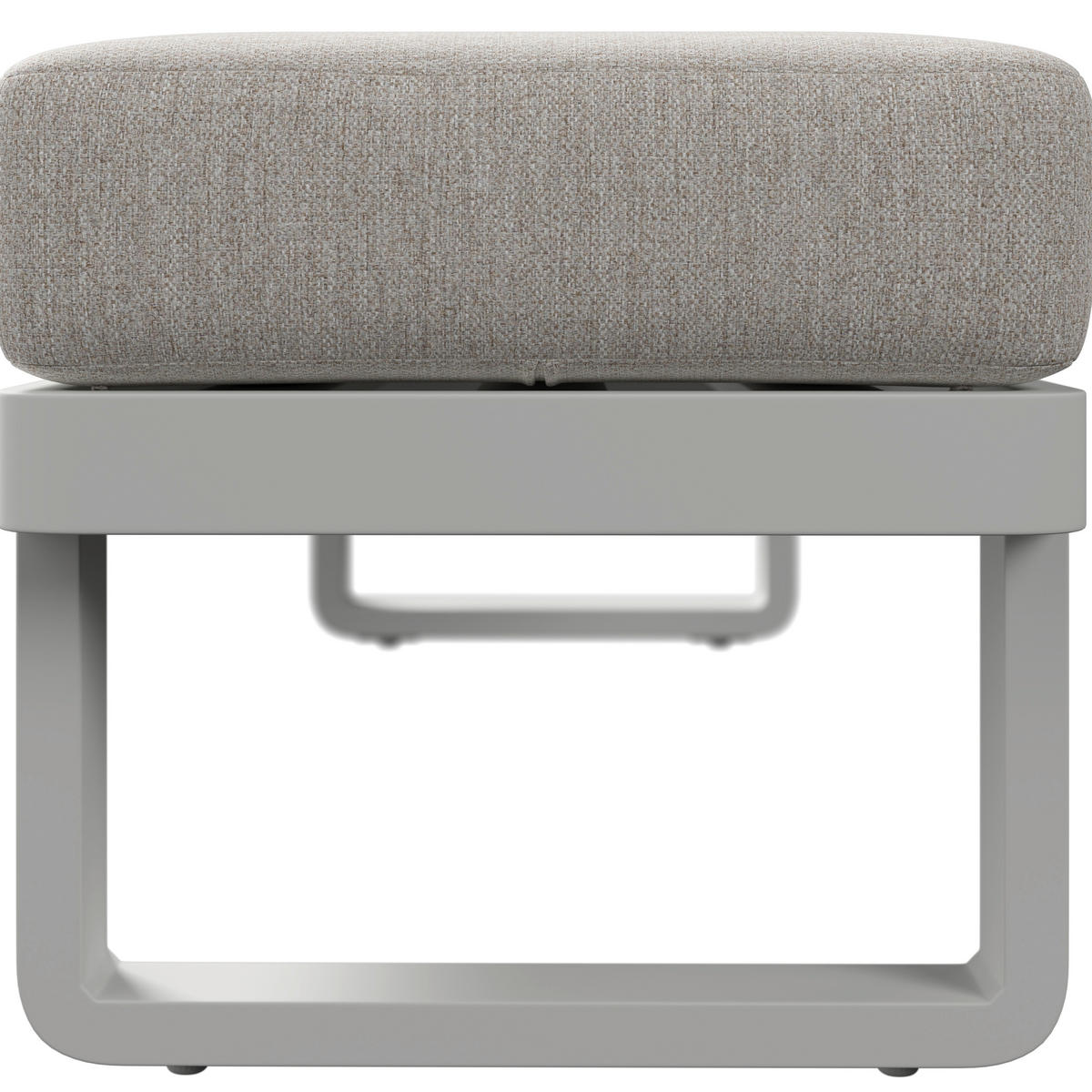 DINING-LOUNGESET 190/241 cm Aluminium  - Beige/Hellgrau, Design, Glas/Textil (190/241cm) - Amatio