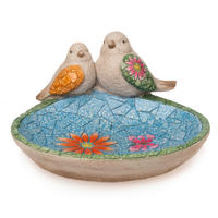 VOGELBAD - Pink/Orange, LIFESTYLE, Stein (31/27/18cm)