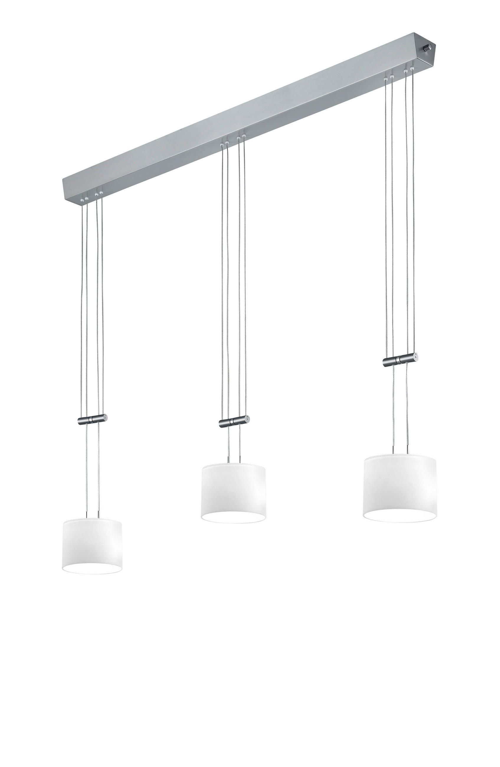 LED-HÄNGELEUCHTE 106/10/150 cm  - Design, Glas/Metall (106/10/150cm) - Bankamp