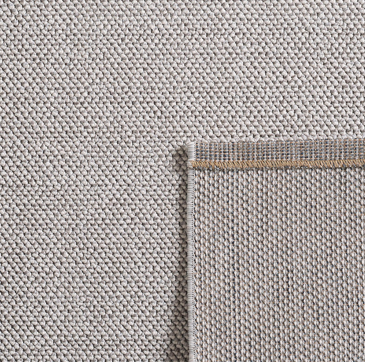 TKANI TEPIH 160/230 cm   srebrne boje  LOOM  - srebrne boje, Basics, tekstil (160/230cm) - Novel