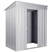 GERÄTEHAUS 180/199/124 cm  - Silberfarben, Basics, Metall (180/199/124cm)