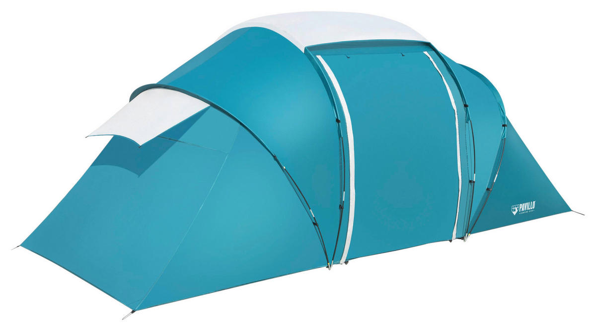 ZELT PAVILLO 68093 - Weiß/Hellblau, KONVENTIONELL, Glas/Kunststoff (460/230/185cm) - Bestway