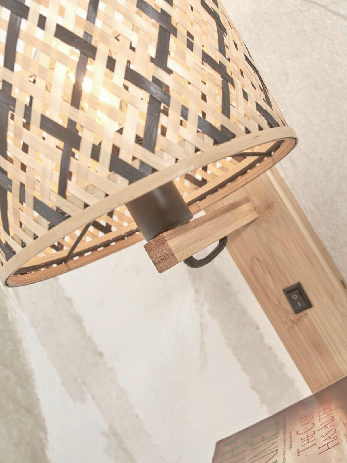 NÁSTENNÉ SVIETIDLO, 30/22/52 cm - prírodná farba, Trend (30/22/52cm) - Good & Mojo