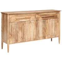 SIDEBOARD 160/90/40 cm  - naturfärgad, Natur, trä (160/90/40cm) - Livetastic
