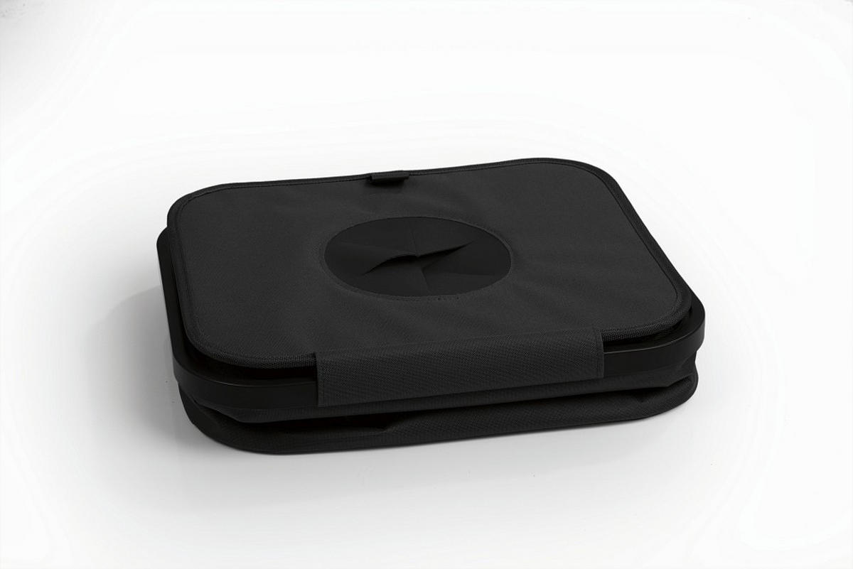 FLASCHENSAMMLER EASYmaxx  - Schwarz, Basics, Naturmaterialien/Kunststoff (40/32,5/72cm) - EASYMAXX