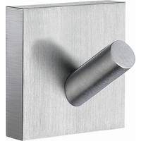 HANDTUCHHAKEN in Chromfarben  - Chromfarben, Basics, Metall (4,5/4,5/0,5cm)