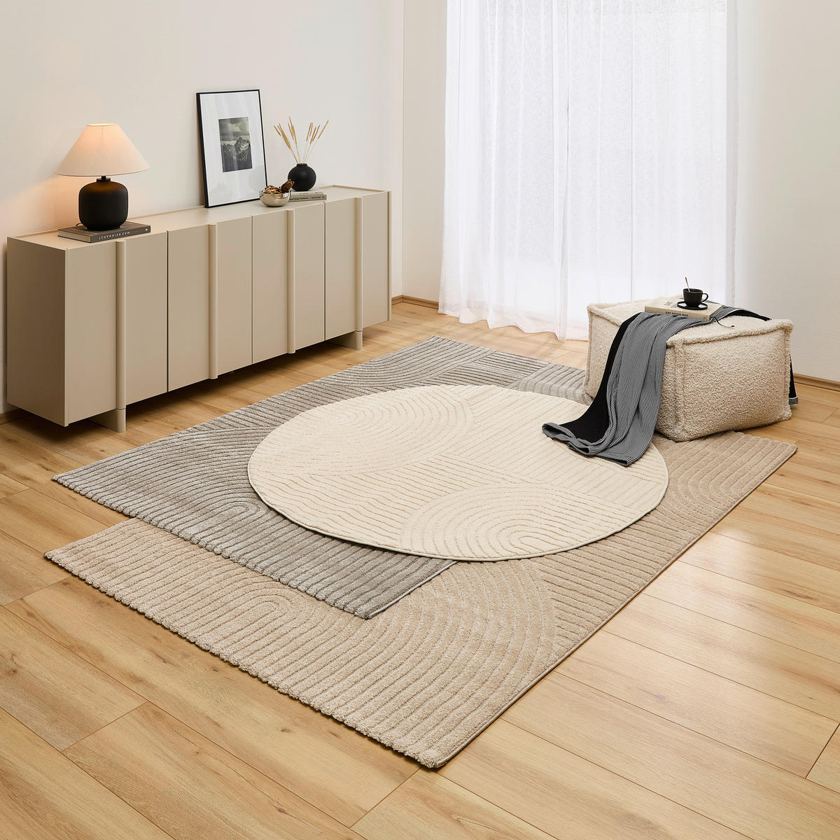 WEBTEPPICH 160/230 cm Granada Grau  - Grau, Design, Textil (160/230cm) - Novel