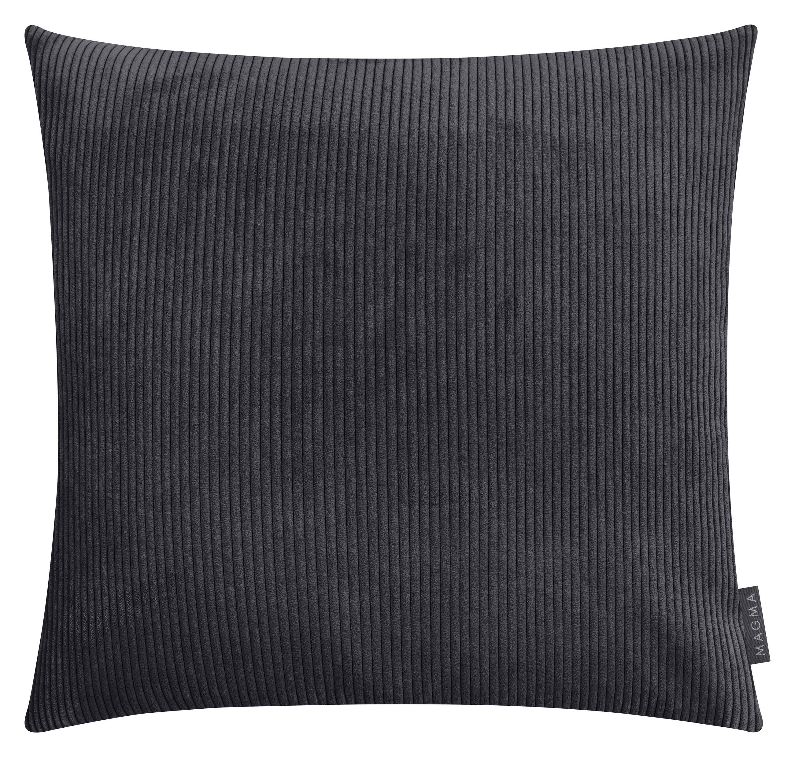 KISSENBEZUG Inga 50/50 cm  - Anthrazit, Basics, Textil (50/50cm)
