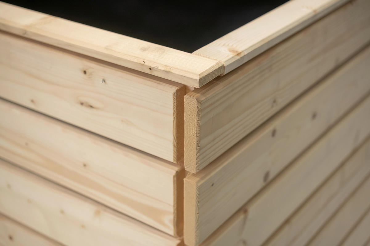 VYVÝŠENÝ ZÁHON   - farba smreka, Basics, drevo (70/90/170cm)