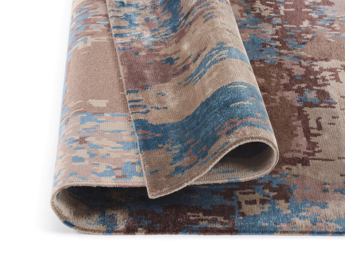 ORIENTTEPPICH 70/140 cm Angeles Palung Blau, Braun, Beige  - Blau/Beige, Design, Textil (70/140cm) - Musterring
