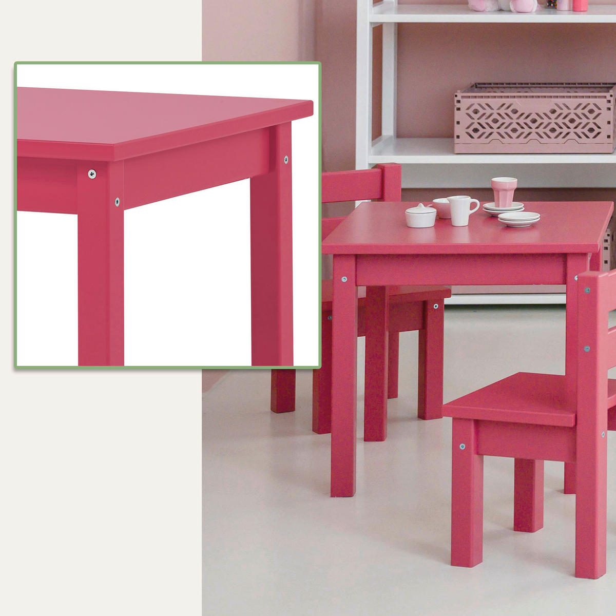 KINDERSITZGRUPPE  - Pink, MODERN, Holz - MID.YOU