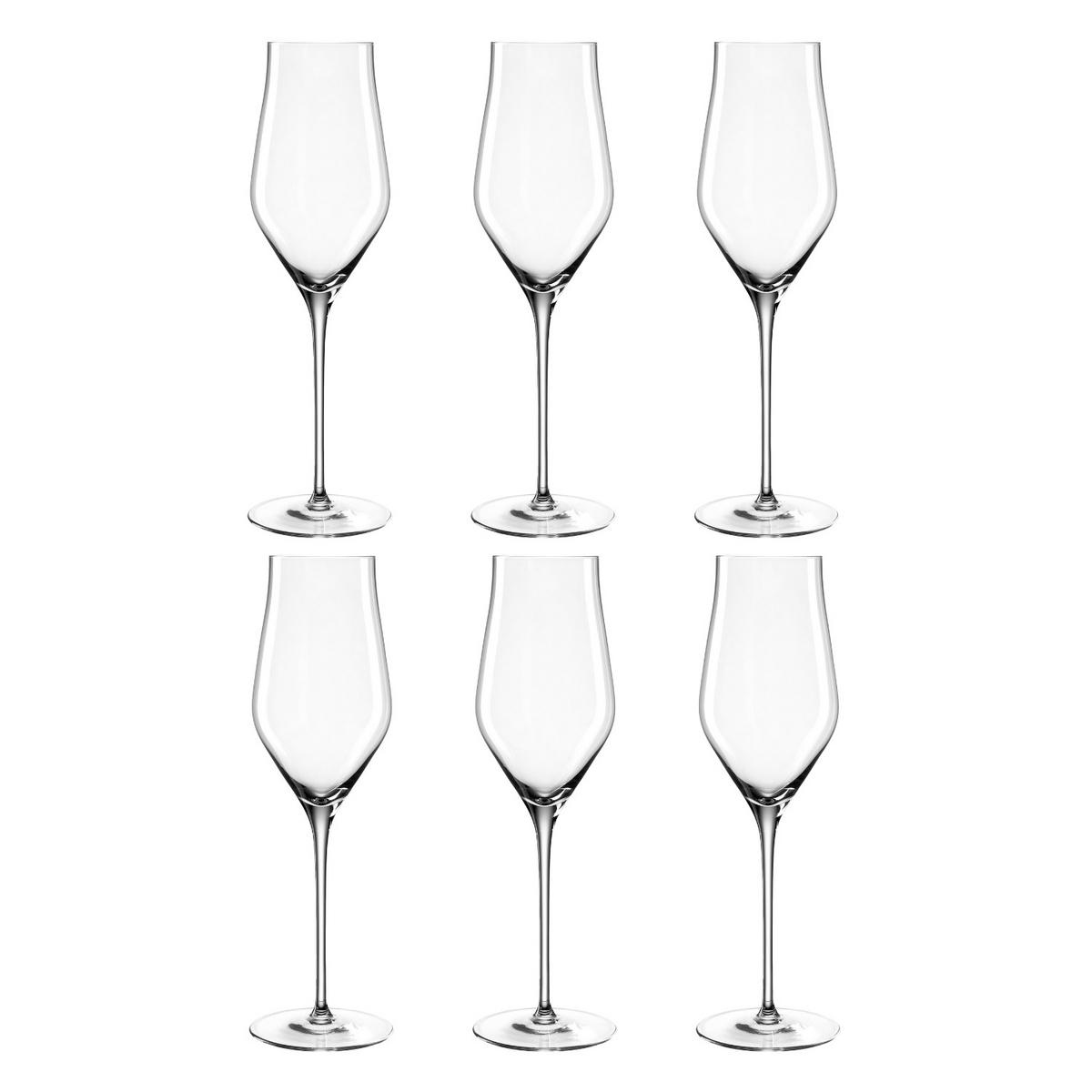 GLÄSERSET Brunelli 6-teilig  - Klar, LIFESTYLE, Glas (340ml) - Leonardo