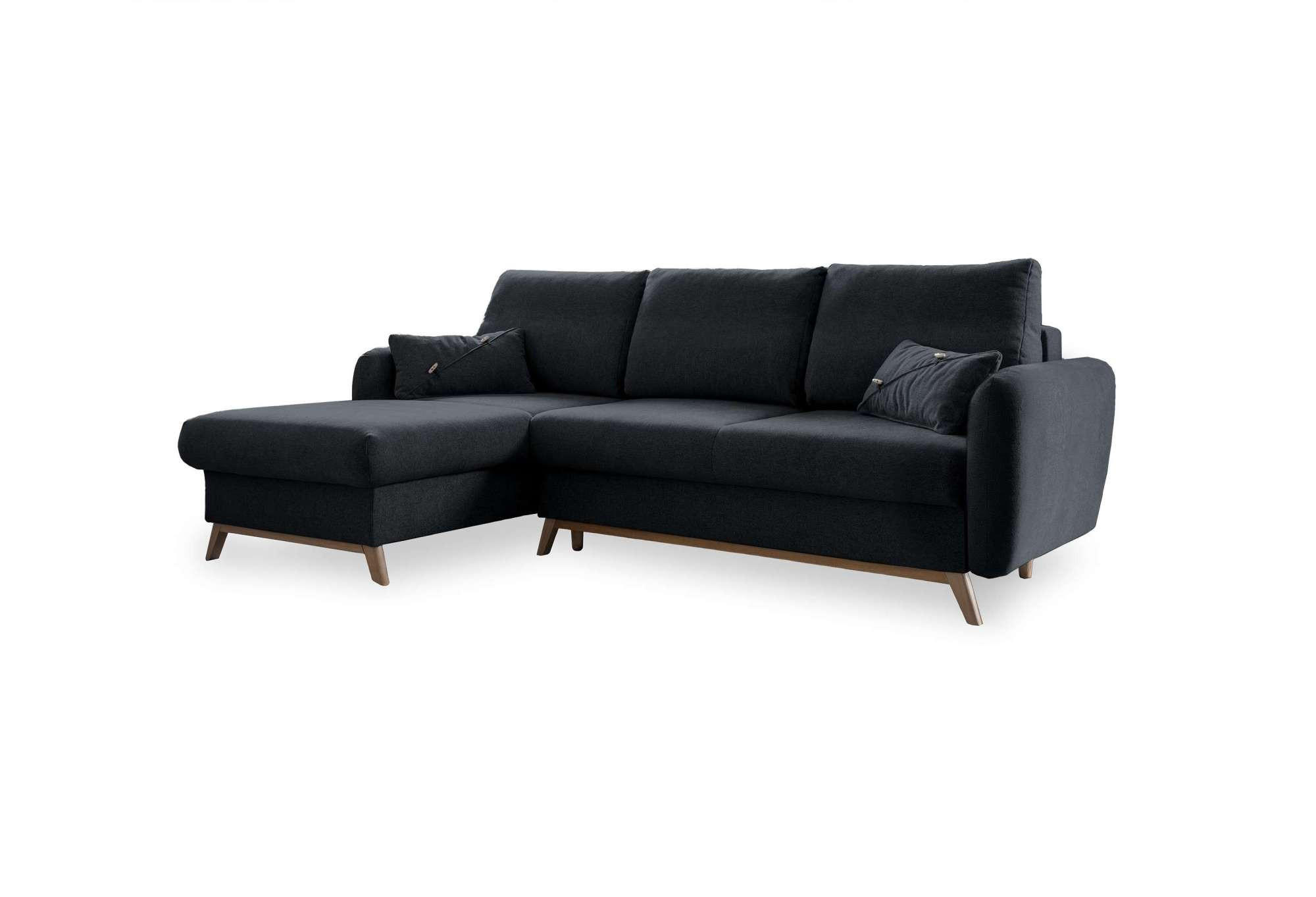 MID.YOU ROHOVÁ SEDAČKA, textil, tmavě šedá