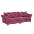 SOFA in Textil Rot, Hellrot - Eichefarben/Hellrot, LIFESTYLE, Holz/Textil (264/111cm) - Landscape SOFA in Textil Rot, Hellrot - Eichefarben/Hellrot, LIFESTYLE, Holz/Textil (264/111cm) - Landscape