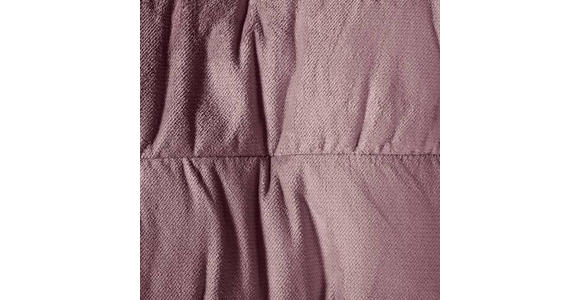 ECKSOFA in Plüsch Rosa  - Schwarz/Rosa, KONVENTIONELL, Kunststoff/Textil (265/170cm) - Carryhome