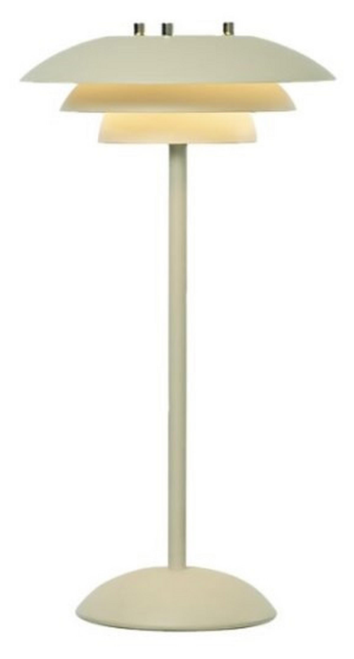 BORDSLAMPA 20/37/20 cm   - beige/kromfärg, Design, metall (20/37/20cm)
