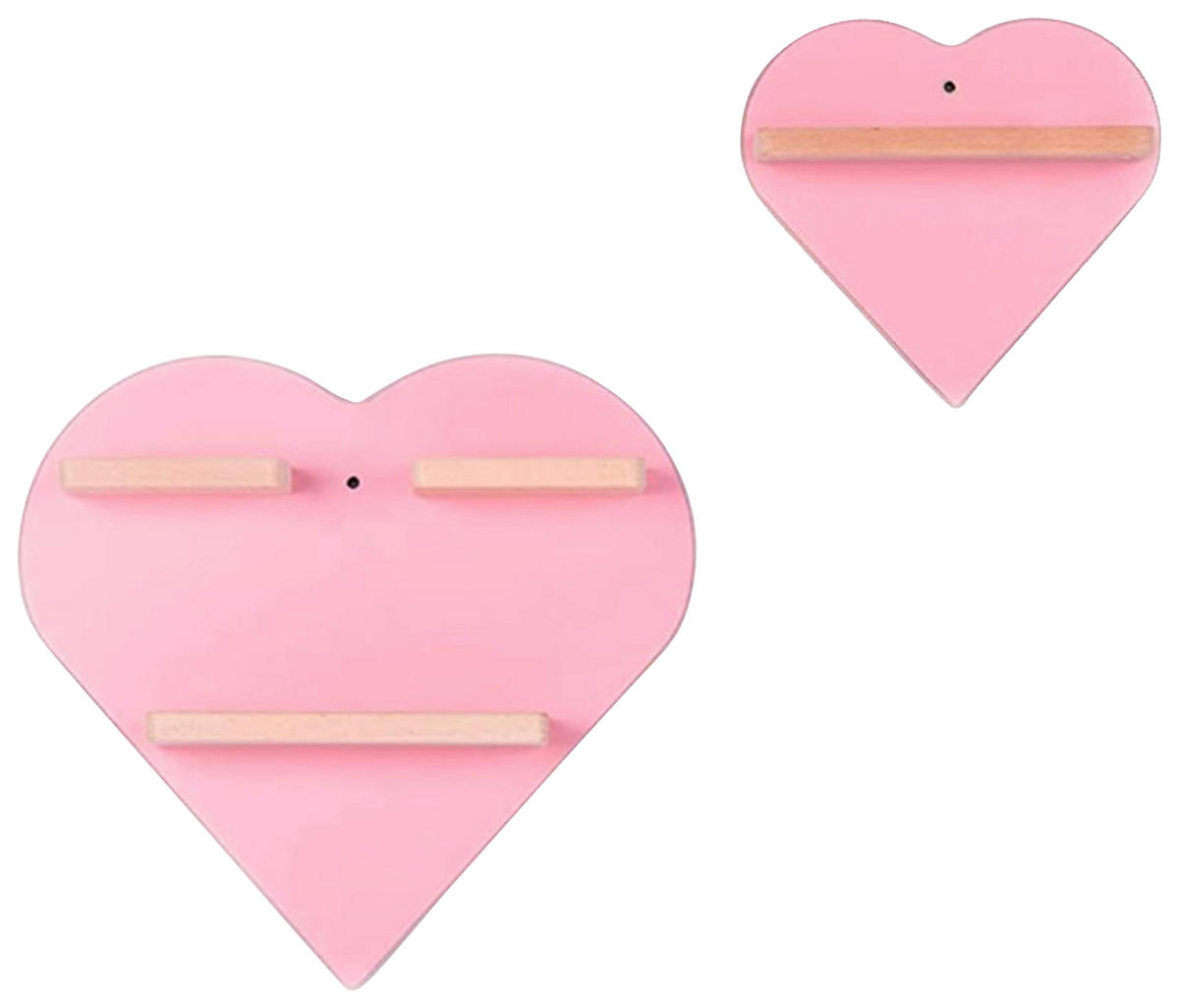 KINDERREGAL  - Rosa, Modern, Holzwerkstoff (27/27/5cm) - Livetastic