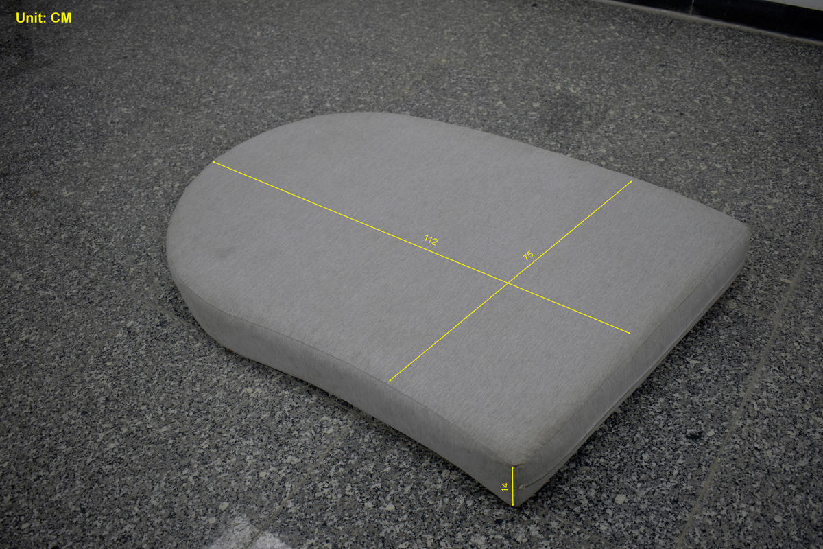 Set Lounge 3 piese   295/107/79 cm  - gri deschis/antracit, Design, lemn/metal (295/107/79cm) - Ambia Garden